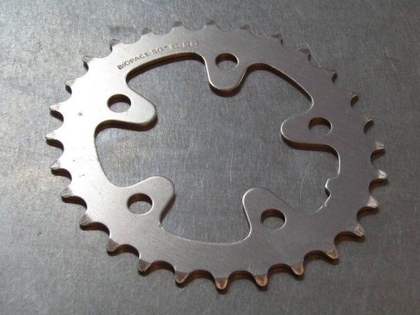SHIMANO BIOPACE 28t ALLOY Chainwheel BCD 74mm NOS! BB23CC 01 - 4/13/19