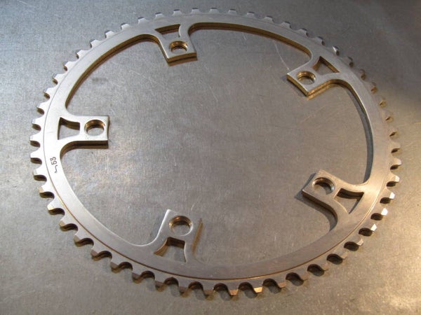 OFMEGA CX 53t ALLOY Chain-wheel BCD 144mm NOS! BB27 02 - 4/14/19