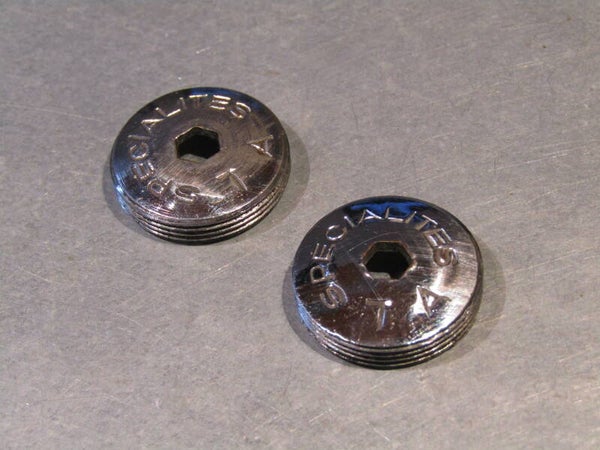 T.A. Crank arm dust caps 2X 2nd hand BB22H 557 - 9/8/20 RK02