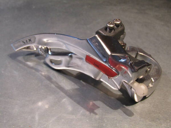 SHIMANO STX 31.8 TOP PULL CLAMP-ON TOP PULL FRONT DERAILLEUR NOS! BB28B 556 - 9/16/20 RK04