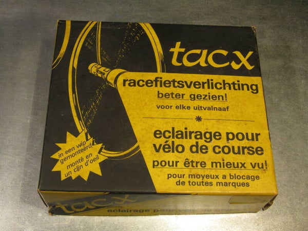 ..TACX VINTAGE 70'Ss LIGHT SET with mounting brackets NOS! BX17 6661 - 9/27/20 RK01