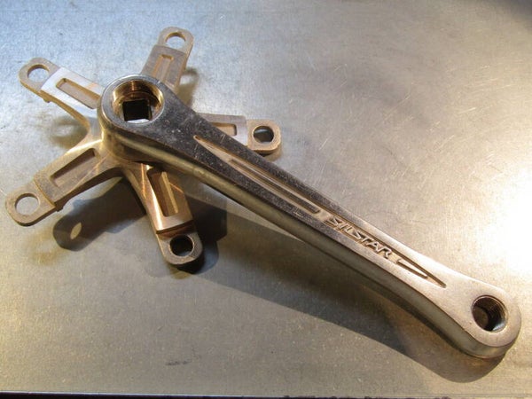 SR SILSTAR Right side crank arm 170mm / jis - 9/16 BCD 118mm NOS! BB24F 09 - 5/7/19