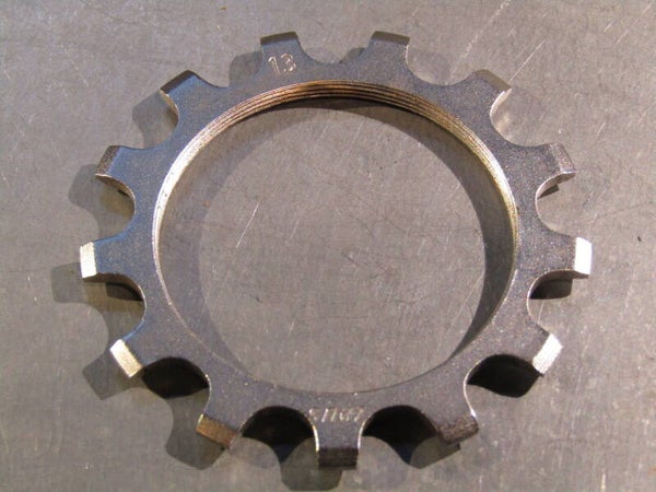 ZEUS 2000/Criterium 13t Threaded freewheel cog threads onto DUPLEX Receiver cog NOS! BB25E 04 - 5/9/19