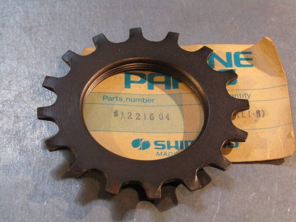SHIMANO EXAGE 16t 5/6 speed threaded freewheel cog NOS! BB30E 02 - 5/30/19