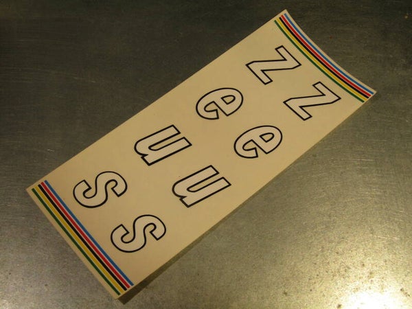 ZEUS Down tube sticker WHITE NOS! BX46A 661 - 12/20/20 RK11