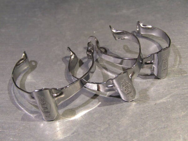 REG CHROME STEEL Vintage 70's Brake cable clips NOS! BB33D 221 - 12/21/20 RK05
