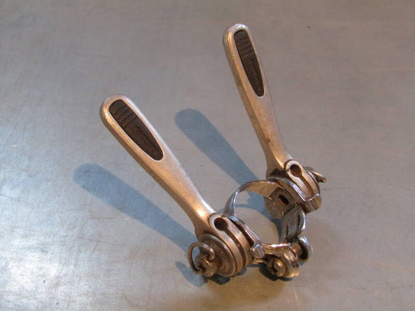 SHIMANO Down tube clamp-on ( FRICTION ONLY ) gear lever set 2nd hand BXC00M6 08 - 6/22/19