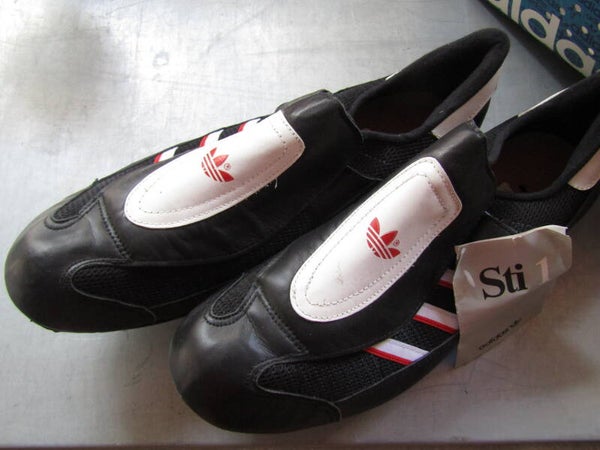 ADIDAS AJ1107 12 / 47 1/3 Clipless shoes and ADIDAS FRENCH Thread Systeme 3 Manolo clipless pedals NOS! BB23 00 6/30/19