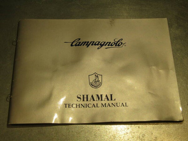 *CAMPAGNOLO SHAMAL 31pg TECHNICAL MANUAL NEW! BX55 0004 - 2/1/21 RK13