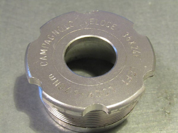 CAMPAGNOLO VELOCE ITALIAN Thread 36X24F left hand thread LOCK-NUT NOS! BXC00K13 014 - 13/1/21 RK11