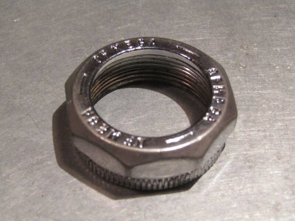 .OFMEGA Chrome steel ENGLISH Thread headset lock-nut NOS! BXC00K13 010 - 13/1/21 RK11