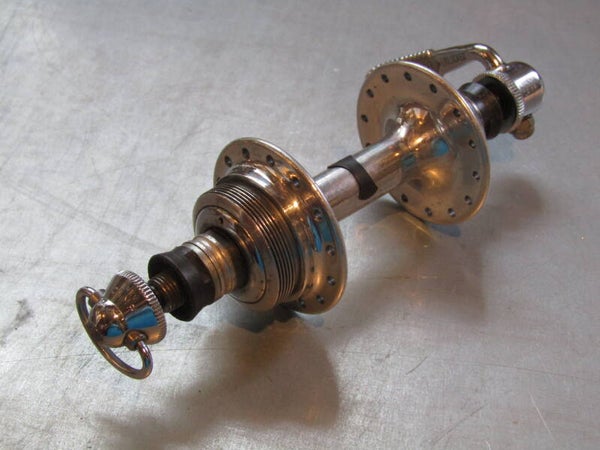 CAMPAGNOLO NUOVO RECORD 28o 5 speed ITALIAN thread rear hub 2nd hand BXC00M13 06 - 7/4/1