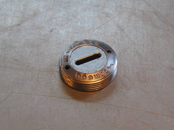 .OFMEGA Vintage 70's/80's 22mm plastic crank arm dust cap NOS! BXC00M23 05 - 7/11/19