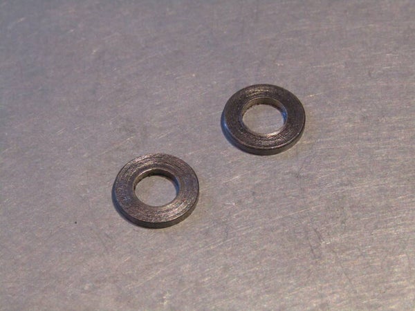 .CAMPAGNOLO SUPER RECORD Vintage 70's/80's (#2003) Brake block holder mounting washers 2X NOS!