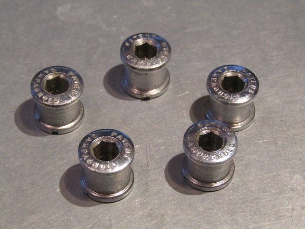 CAMPAGNOLO PATENT STRADA ( ROAD ) Double chainring bolt set 2nd hand Beta01 D07-001-06 20/3/21