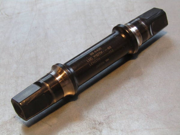 ..SHIMANO 600 ULTEGRA Bottom bracket spindle 68 - 113mm 2nd hand BX57A 05 - 8/12/19 RK01