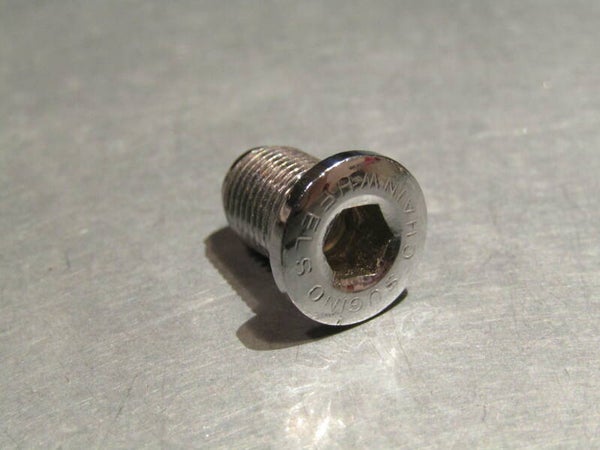 SUGINO 13mm CHROME STEEL Chainring screw NOS! TL02 02-BX01-001-05 23/3/21