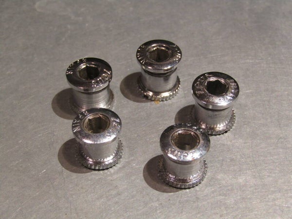 ZEUS 2000/GRAN SPORT STRADA/ROAD Double CHROME STEEL Chainring bolt set NOS! TL02 02-BX01-C1-06 23/3/21