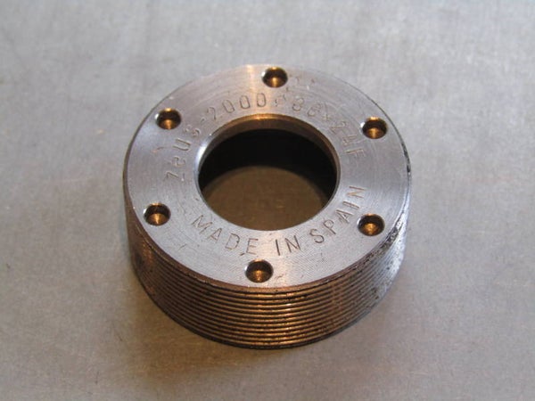 ..ZEUS 2000 TITANIUM ITALIAN Thread 36 X 24F ADJUSTABLE Bottom bracket cup NOS! BX59a 02 - 8/21/19 RK01