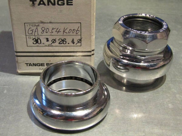 TANGE 1 inch ISO Chrome steel ENGLISH Thread headset 26.4 NOS! Beta04 D03-001-04 4/8/21