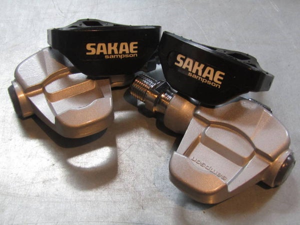 SAKAE SAMPSON Clipless pedals with cleats 9/16 NOS/NIB! BX4* 03 - 9/6/19 RK04