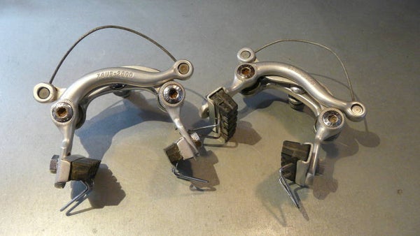 ZEUS 2000 Center Pull Brake Caliper set RECESSED Mounting 2nd Hand BX41a