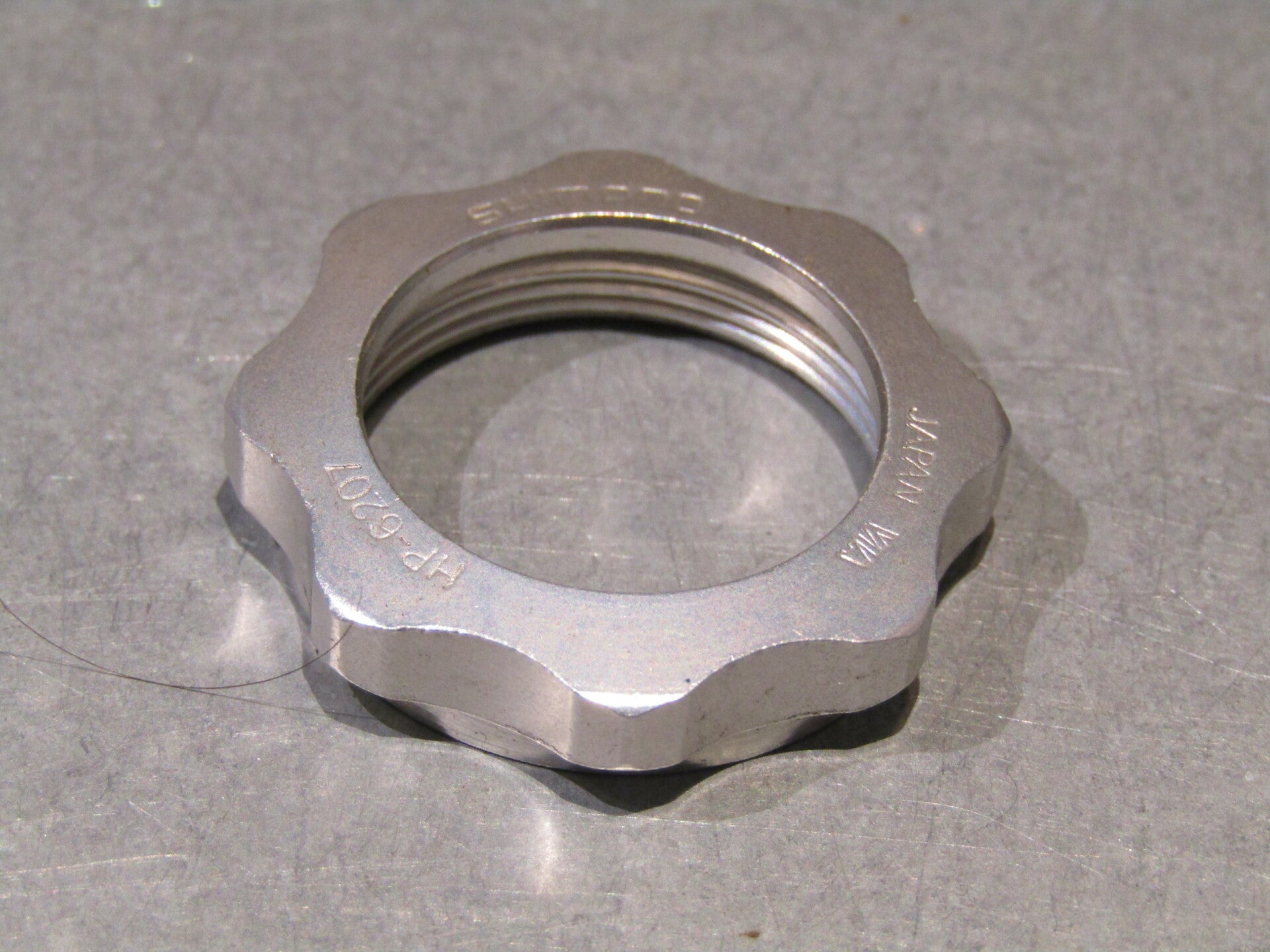 ..SHIMANO DURA ACE AX TYPE VINTAGE 80's ALLOY Headset LOCK-NUT ENGLISH Thread NOS! BXC00F20