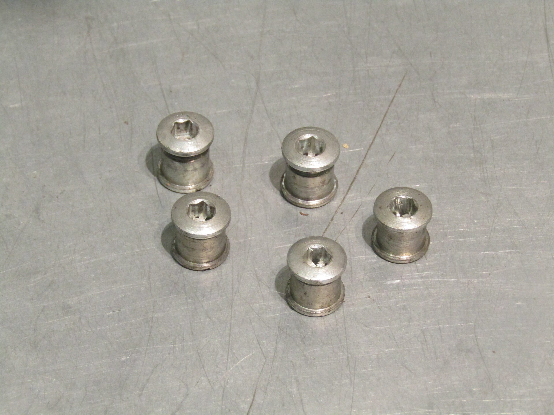 NERVAR Type Vintage 70's Double Chain Ring Bolt Set MINT! TL02 03-B01-C04-05 05/14/24