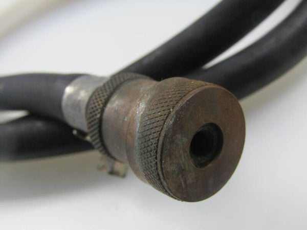 SKS Vintage 80's TRACK/PRESTA PUMP Hose 125cm with BRASS PRESTA VALVE PUMP HEAD! 0000 4/01/25