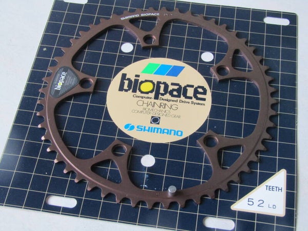 SHIMANO Vintage 80's 600 EX 52t BIOPACE Chainwheel BCD 130mm NOS! SPECIAL OFFER ITEM! H007 06/28/26