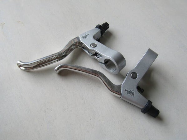 SHIMANO BL-M16 SILVER ALLOY Flat Bar Brake Levers NOS! SPECIAL OFFER ITEM! H013 06/29/26