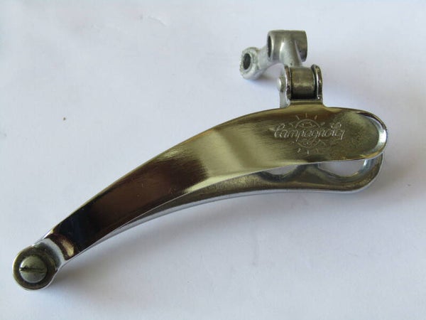 CAMPAGNOLO VINTAGE 70's NUOVO RECORD Front Derailleur cage with lip and chain roller hardware 2nd hand H017 07/09/26