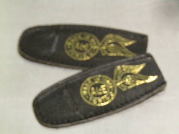 ALE Vintage 80's Leather TOE-STRP Buckle pads NOS! BB23 6767 RK02