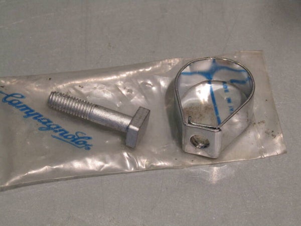 ..CAMPAGNOLO C RECORD ERA Vintage 90's Brake lever strap and 34mm bolt NOS! TL01 01-B01-002-02