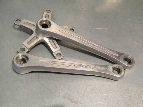 .SAKAE SR SILSTAR Vintage 70's 170mm crank arm set 9/16 BCD 118mm 2nd hand BXC00D35 6767 RK09