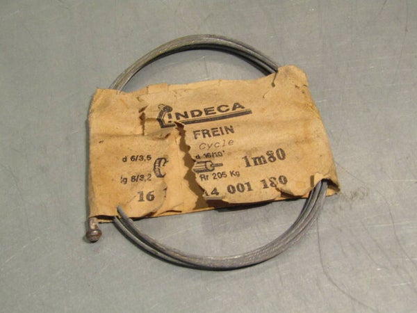 INDECA Vintage 60's/70's 180cm Brake cable NOS! BB31C 7878 RK05