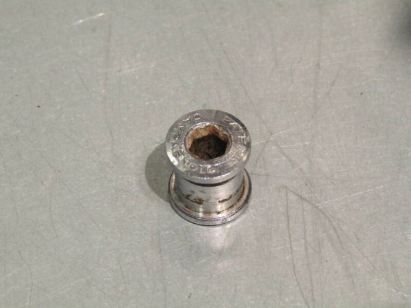 .CAMPAGNOLO NUOVO RECORD PATENT Vintage 70's CHAIN RING BOLT SET 1X 2nd hand TL06 01-B02-C03-01