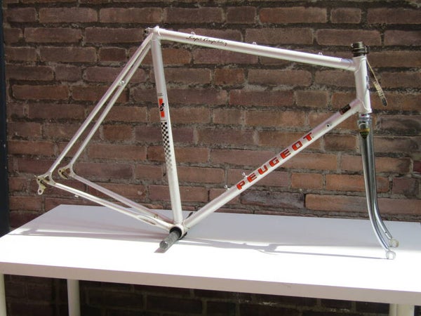 PEUGEOT Vintage 80's 58cm SUPER COMPETITION REYNOLDS 531 Frame set 2nd hand FR006