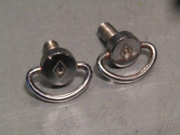 CAMPAGNOLO VICTORY ERA VINTAGE 80's Gear lever mounting wing nuts 2X 2nd hand TL06 04-B03-01