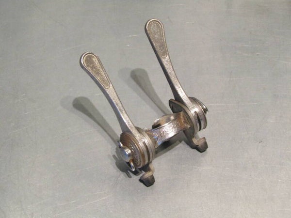 HURET Vintage 70's Down tube clamp-on gear levers 2nd hand BX12A 8330 RK12