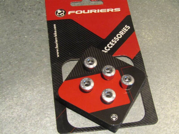 ..FOURIERS SILVER ROAD Double ALLOY chainring bolt set NEW! BX27A 0700 RK11