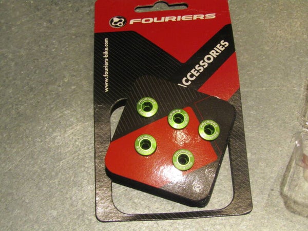 ..FOURIERS GREEN ROAD Double ALLOY chainring bolt set NEW! BX27 0700 RK11