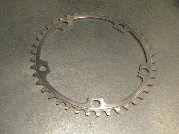 OFMEGA Master Vintage 80's 42t ALLOY Road chainwheel BCD 144mm NOS! 0000