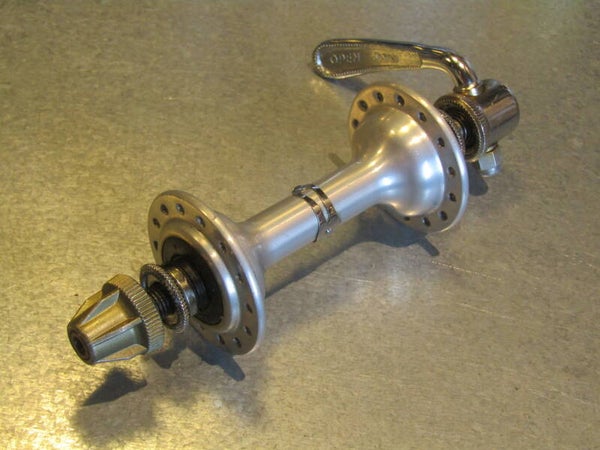 SHIMANO DURA ACE EX Vintage 70's 28o QR Front hub NOS TAKE-OFF BX29 4044 RK12