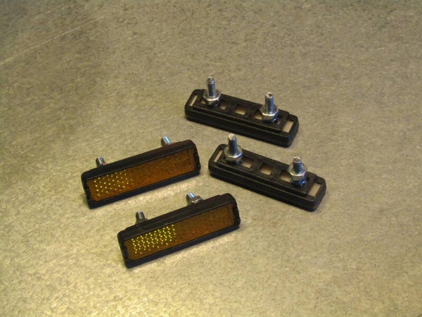 PEDAL Reflector set one bikes worth NOS! BX29 5355 RK12