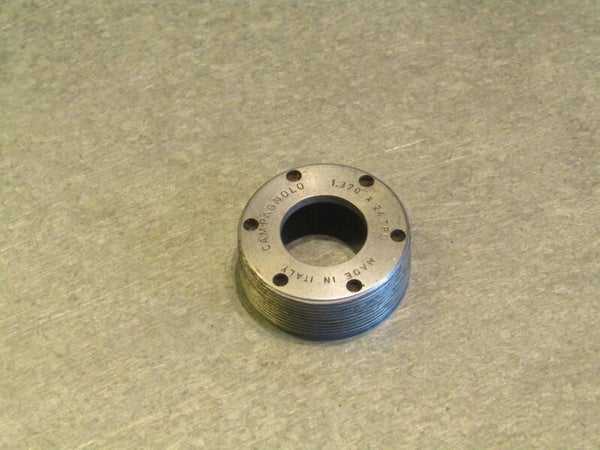 CAMPAGNOLO NUOVO RECORD Vintage 70's THIN-Walled ENGLISH Thread Adjustable Bottom bracket cup NOS! TL06 04-B02-003-02