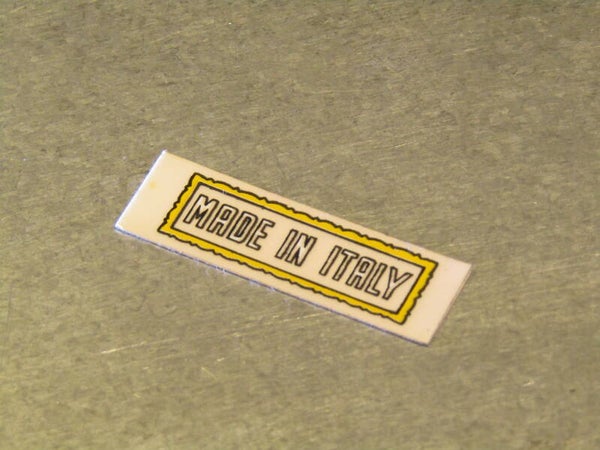 MADE IN ITALY Frame sticker 15mm / 50mm NOS! BX23A 5099 RK10