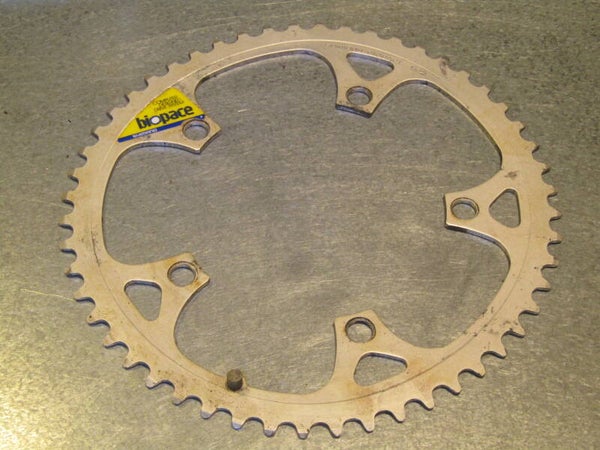 SHMANO 105 1ST GEN. 52t BIOPACE chainwheel BCD 130mm take off from a never used crank set will show signs of being fitted BX56 8400 RK11