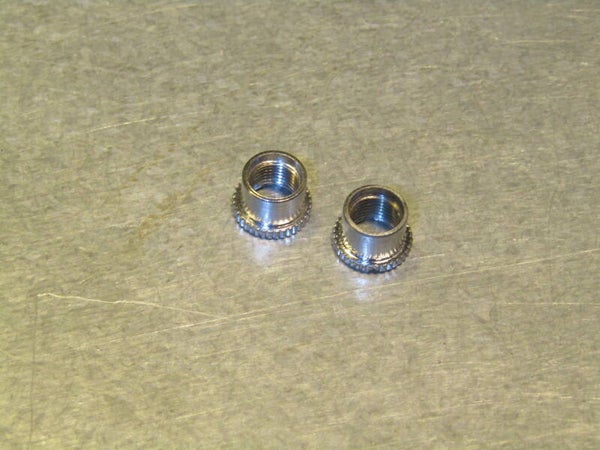 ZEUS 2000 ERA Vintage 70's knurled STRADA / ROAD Chain ring nuts 2X NOS! TL01 02-B01-C01-04