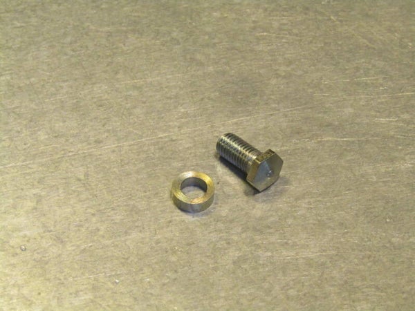 NERVAR Type 12mm steel crank bolt with 4mm spacer NOS! TL01 02-B01-C01-05